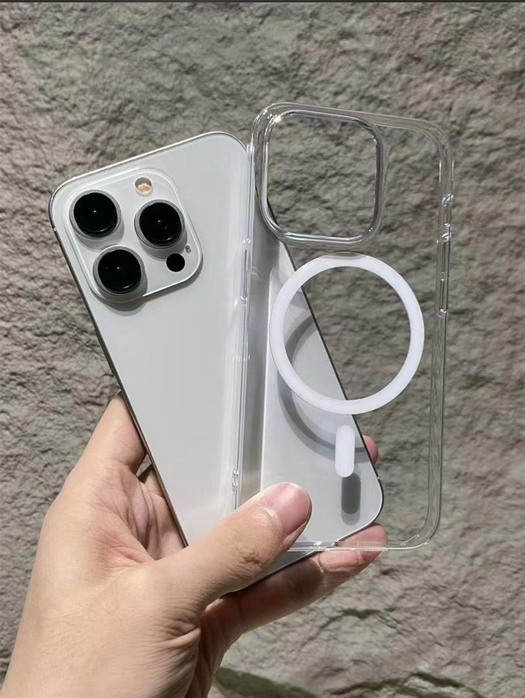 Anti Yellow Magsafe Clear Case