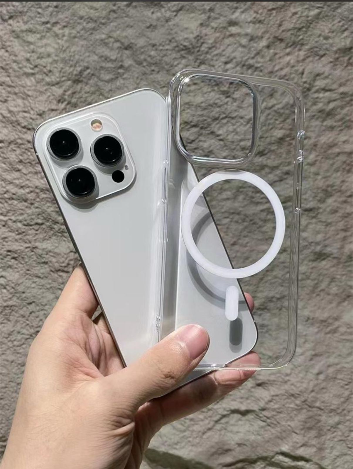 Anti Yellow Magsafe Clear Case