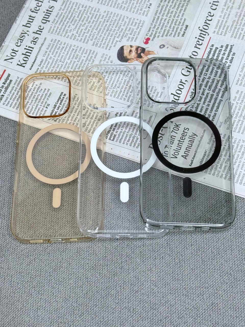 Anti Yellow Magsafe Clear Case