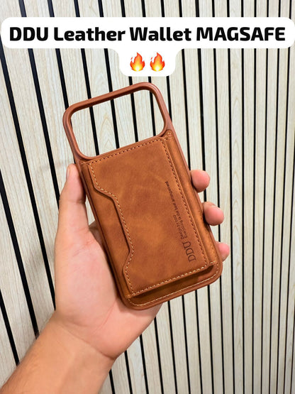 PREMIUM PU LETHER MAGSAFE CASE WITH MAGSAFE CARD HOLDER WALLET