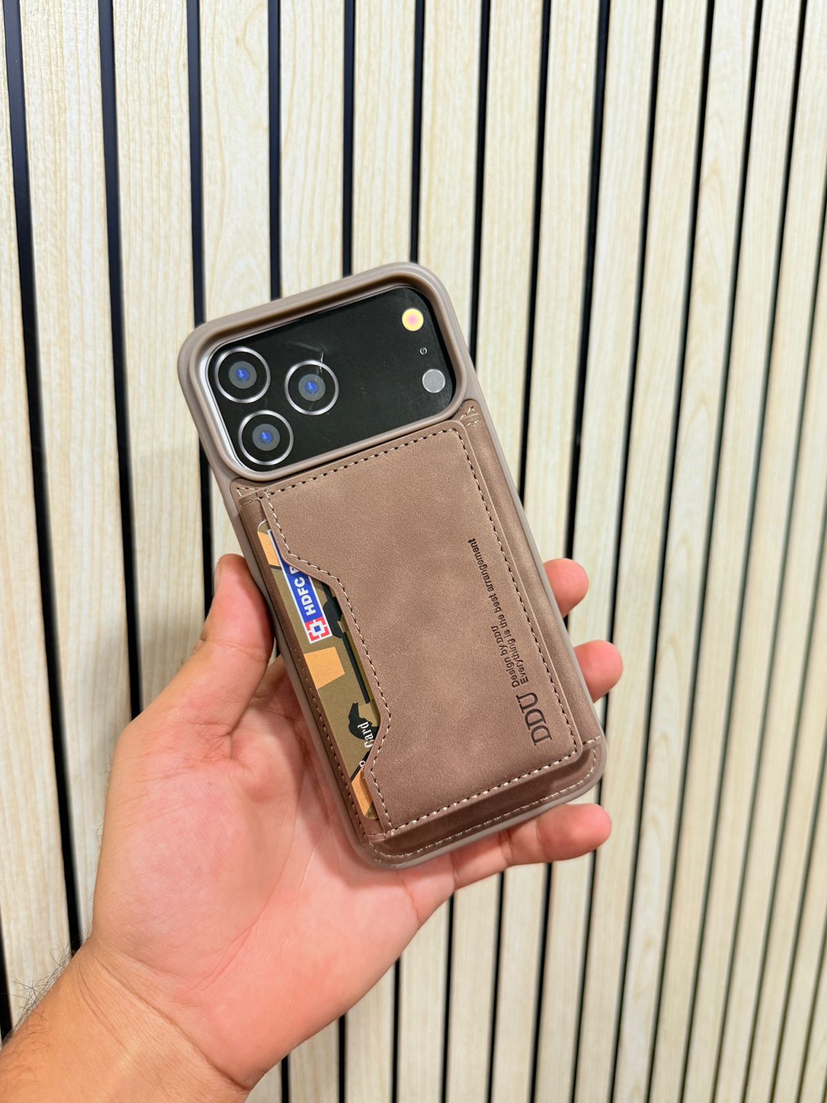 PREMIUM PU LETHER MAGSAFE CASE WITH MAGSAFE CARD HOLDER WALLET